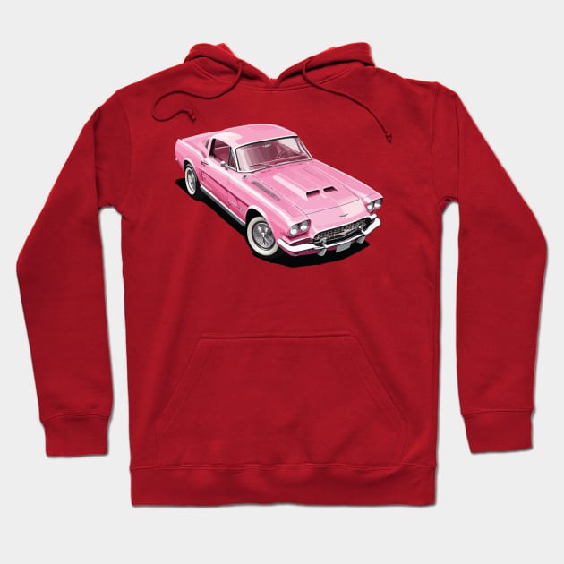 Pink Classic Barbie Car Hoodie by VENZ0LIC